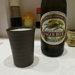 やきやき浩 - 瓶ビール 600円