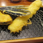 Tempura Meshi Fukumatsu - 烏賊、茄子、薩摩芋