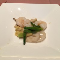中国料理 梨杏 - 海老と野菜の炒め
