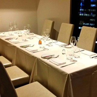 国会議事堂のライトアップが望める個室