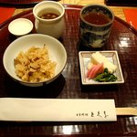 日本料理 とくを - [食 事]松茸ご飯・香物（赤蕪・昆布仕込み大根・壬生菜）・赤出し・ほうじ茶