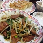 餃子の王将 - ニラレバランチ