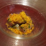 齋華 - 寒鰤とくらげを自家製カラスミで