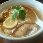 麺屋 菜花奈 - 魚貝都市塩ラーメン780円