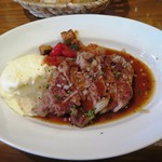 ラ ペッシュ - 2016.11.4　　　　　　岐阜県産豚肩ロースの炭火焼き