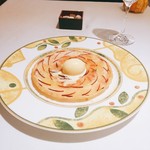 レストラン アラジン - リンゴの薄焼きタルト　バニラアイスクリーム添え　2016-10