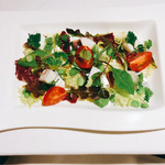 レストラン アラジン - 秋刀魚の〆たものと蕪のサラダ　2016-10