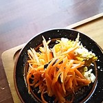 オニオン座 - 【ｵﾆｵﾝ座】●ひとくち野菜(かぼちゃと人参のｻﾗﾀﾞ)