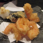 居酒屋　はる坊 - 16/11　足赤海老天婦羅