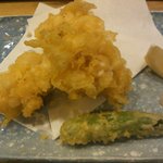うまい鮨勘 - 白子の天ぷら（925円）