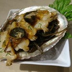 Restaurant L'Etroit - 鮑のワイン蒸
