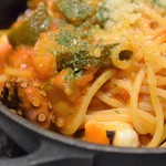 ラ･メール･プラール - 蛸とラタトゥイユのトマトソーススパゲッティ（パスタセット）