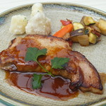 Furansuya - 椿ポークのステーキ カレー風味のソース