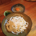 Izakaya Ryou - 鍋の〆   うどんセット卵付き