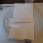 トラットリア カザーレ・デル・パチョッコーネ - ナプキン 2010