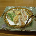 鮨Dining庵地杜 - 海老とれんこんの挟み揚げ　７２０円