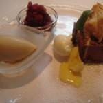 レストラン ヒロミチ - 自家製ケーキの盛り合わせ