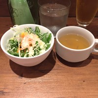 听屋 六本木 - H28.10　サラダ＆スープ