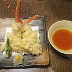 北の味紀行と地酒 北海道 - カニの天ぷら　1,290円