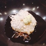 鮨 とかみ - 2016.10.  先付 蕎麦がき