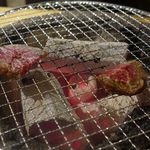 仙台牛焼肉　と文字 - 厚みのあるジューシーなウマさが嬉しいハラミが特に美味しく楽しめました。