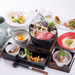 Sukiyaki course meal