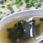 大龍門 - 浜名湖産のアオサ海苔がたっぷり入ってます。