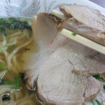 大龍門 - 叉焼はご当地豚「浜名湖そだち」です。
