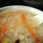 泰山亭 - 卵スープ