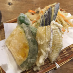 やまぶき - 野菜天ぷら　３５０円　(2016/11)