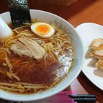 Chouya Gyouza Bekk An - 張家餃子別館 ＠西葛西 ラーメン・餃子定食 税込650円 デフォで付くご飯はお断りしました