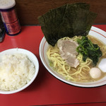 豚八家 - 醤油ラーメン＋のり（５枚）＋ライス（サービス）