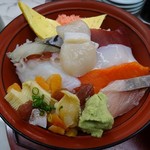 Ichibano Sushiyasan - 2016年10月「活ちらし丼」650円(税込)