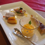 レストランびざび - 2016.11　Bコース(2,080円+前菜盛り合わせ420円)