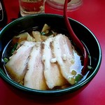 めだかタンタン - 魚介中華そばチャーシュー麺(トッピング  チャーシュー )