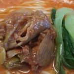 はなさき家 - 肉味噌＆チンゲン菜