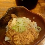 串もん利げん - お試し品：もつ煮の出汁の卵とじ丼（ミニ）