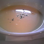 オムライスのセットのスープ