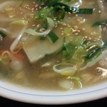 竹林坊 - とろみトロトロ肉野菜藻塩広東麺780円／平成28年11月