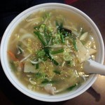 竹林坊 - とろみトロトロ肉野菜藻塩広東麺780円／平成28年11月