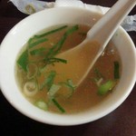 竹林坊 - 炒飯セットの中華スープ／平成28年11月