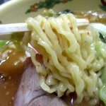 白河ラーメン みちのく - 手揉み縮れ麺との相性は絶妙！(2016,10/28)