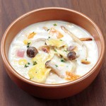 ピッツェリア - たっぷりきのこのクラムチャウダー