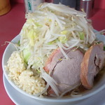 ラーメン二郎 - 大ラーメン＋野菜にんにく