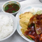 中華料理 ひろや - 酢豚定食