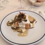 Due Mondi Ristorante - Carciofi(カルチョーフィ)とポルチーニ茸のミルフィーユ