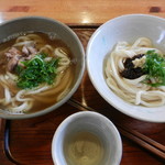 せせりうどん500円＋もろみうどん400円