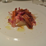 リストランテ カノフィーロ - 松川ガレイのカルパッチョ　カステルフランコとボッタルガ