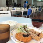 明星大学 - 2016/11 ランチ定食Ａ 360円