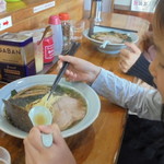 ラーメンショップ - 【11.6再訪問】8歳娘も朝ラー誘いました
